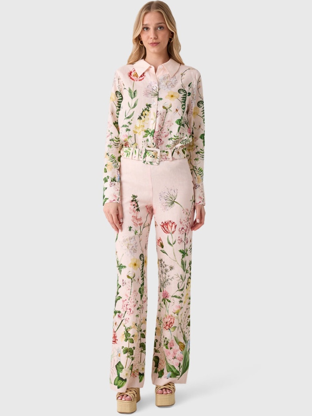 Cara Cara Nwot Mayflower Pant-Bloomsfield Pink View 2